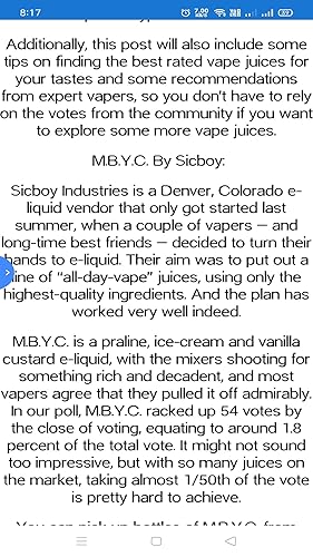 E-Juice Flavor