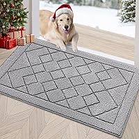 Vista 14 de REFETONE Tapete para interiores, tapete para puerta delantera o trasera de 32 x 40 pulgadas, parte trasera de goma antideslizante, tapetes