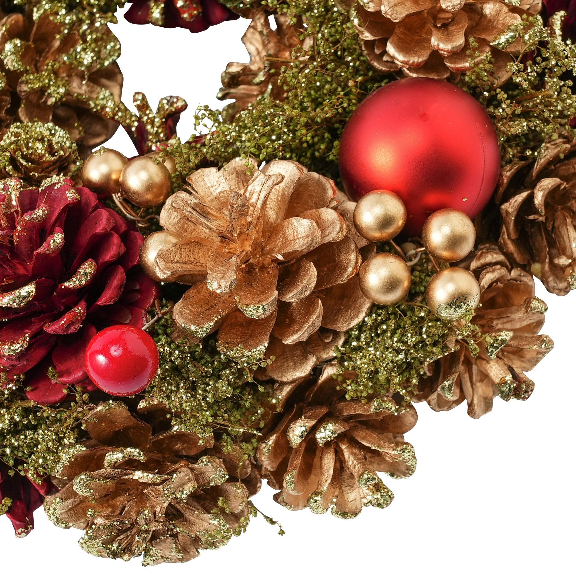 Amazon.co.jp: Francfranc フランフラン リース M ゴールド クリスマス