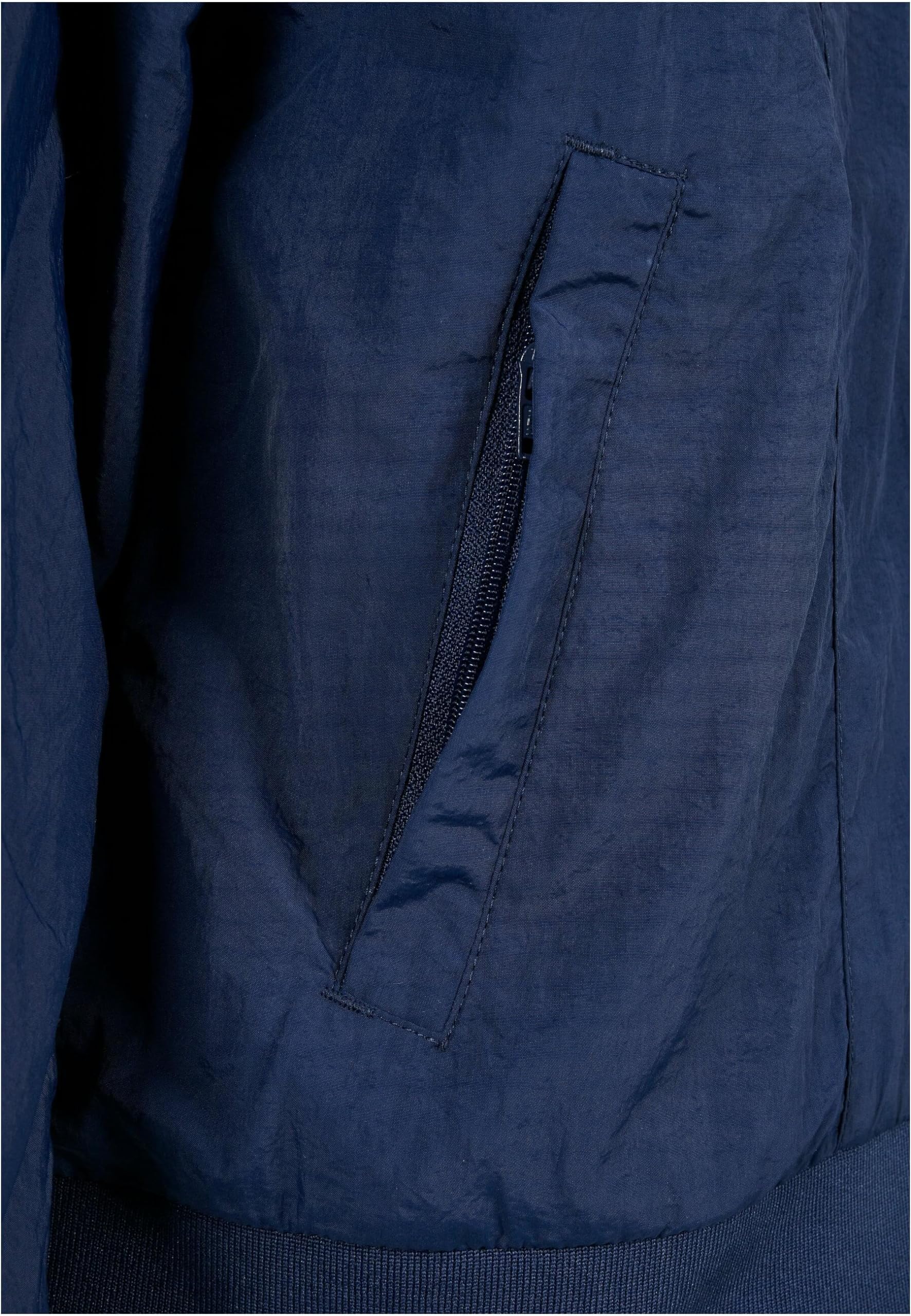 Urban Classics Męska kurtka Crinkle Panel Track, kurtka treningowa dla mężczyzn dostępna w 3 kolorach, rozmiary S - 5XL, Dark Blue/City Red, M