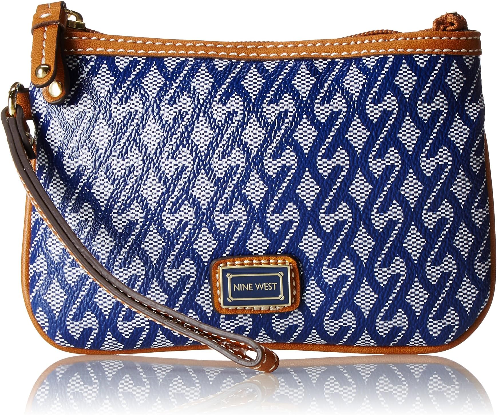 Nine West Printed Chain Wristlet