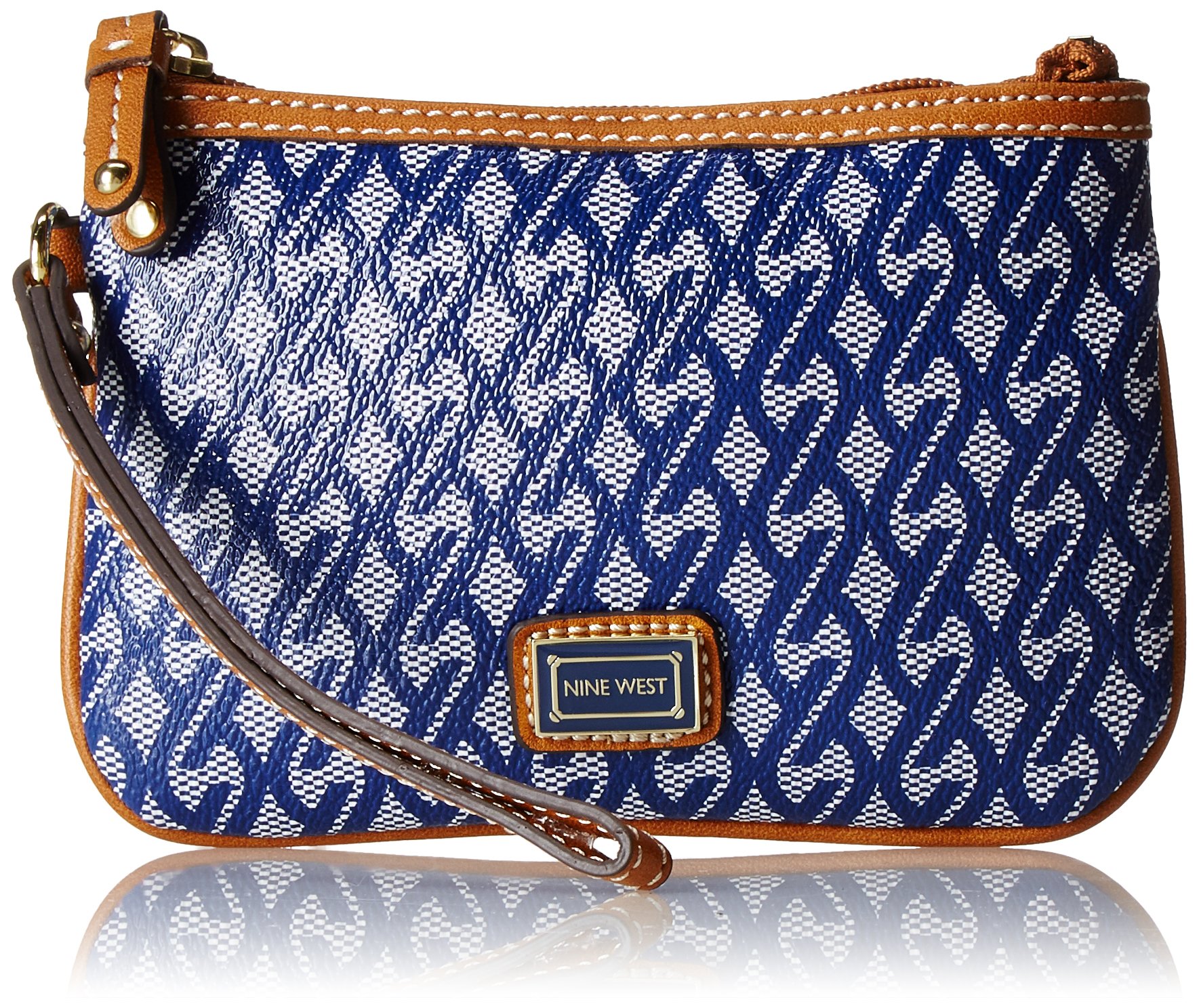 Nine West Printed Chain Wristlet