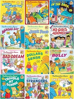 The Berenstain Bears Collection (12): The Berenstain Bears and Too Much Junk Food; the Berenstain Bears Learn About Strangers; Berenstain Bears & the Bully; Berenstain Bears Moving Day; Berenstain Bears Dollars and Sense; No Girls Allowed (An Unofficial Box Set :The Berenstain Bears Bad Dream - Think of Those in Need - Easter - Trouble At School)