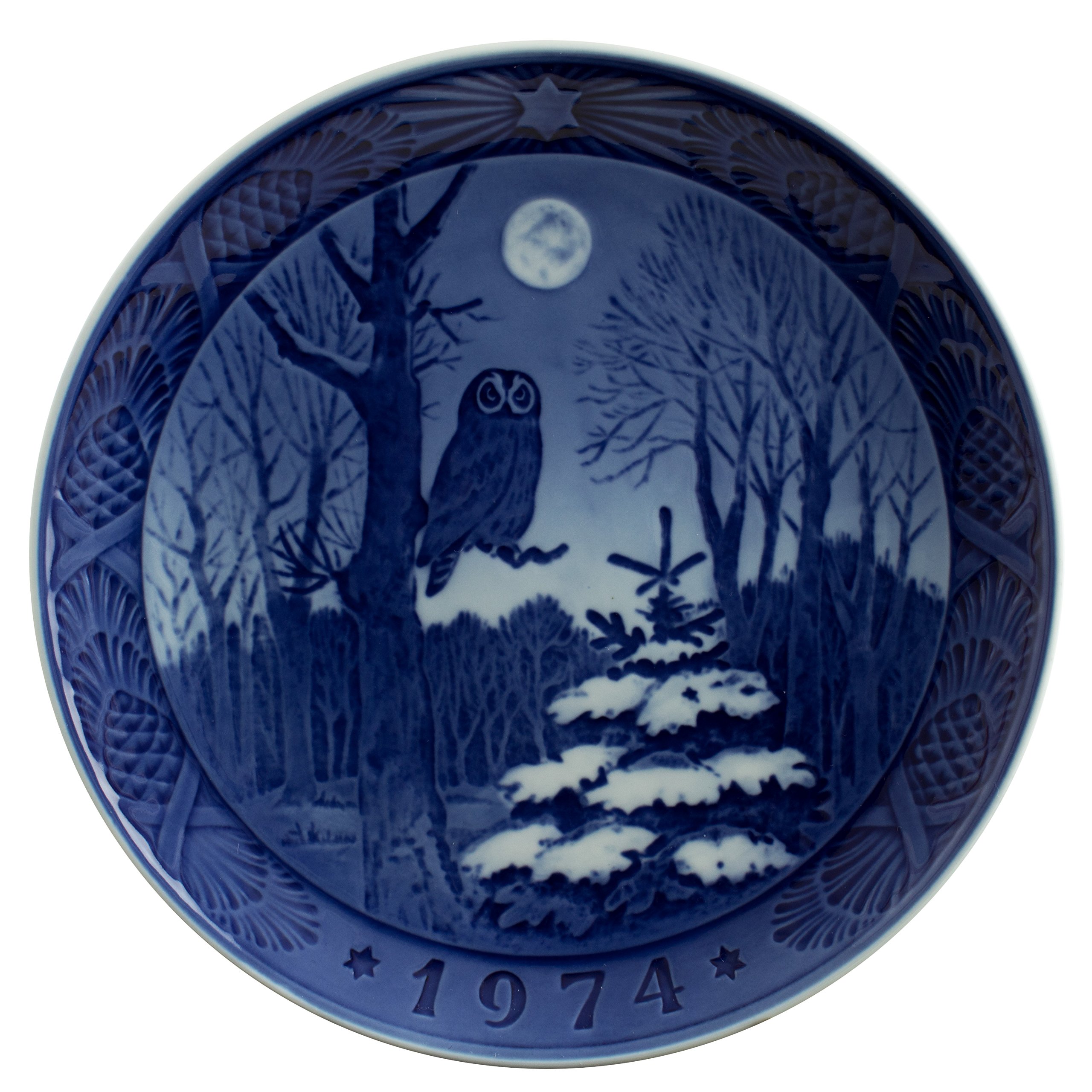 ROYAL COPENHAGEN PORCELLANA PIATTO DI NATALE 1974