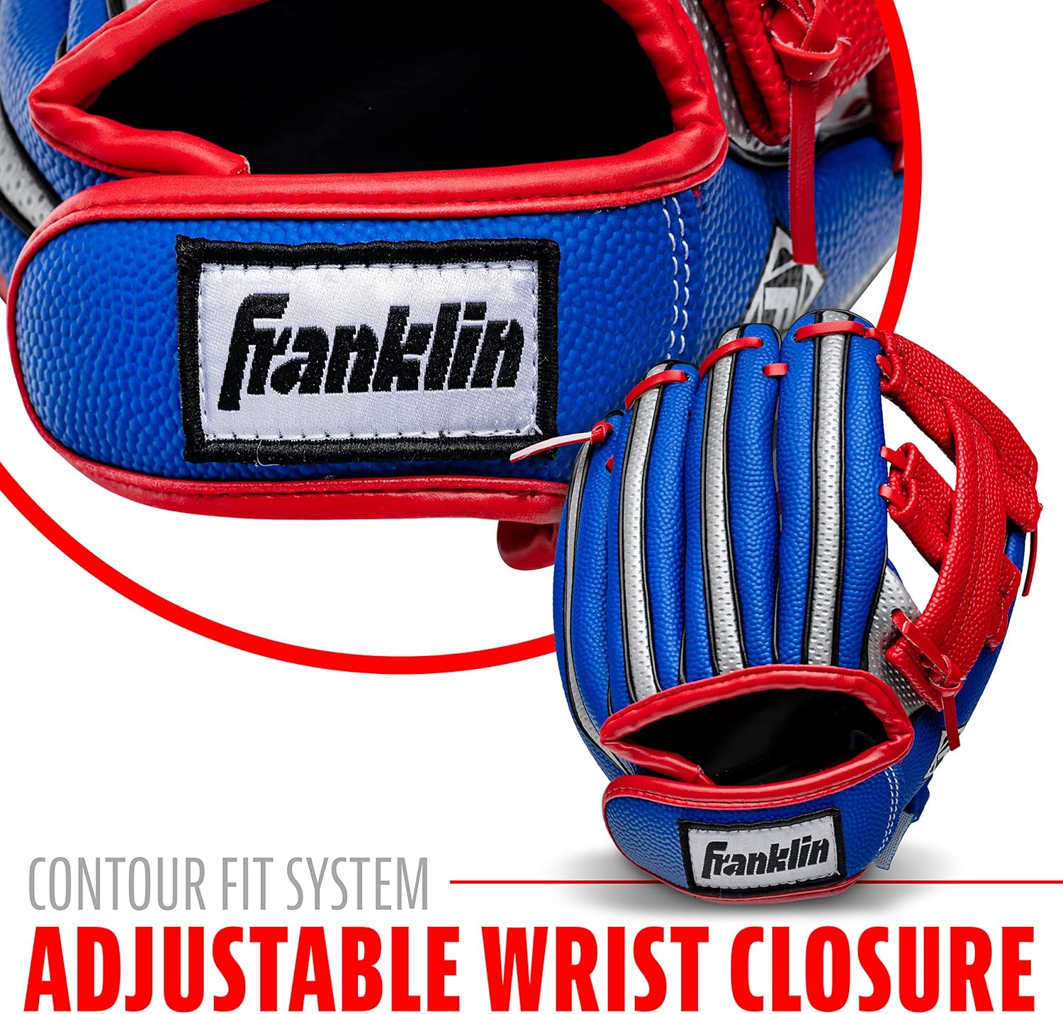 Franklin Sports Air Tech Foam Baseball Glove and Ball Set