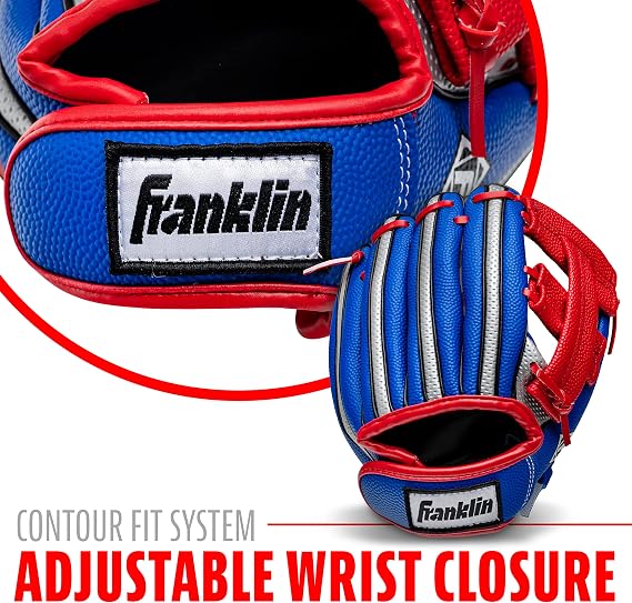 Franklin Sports Air Tech Foam Baseball Glove and Ball Set