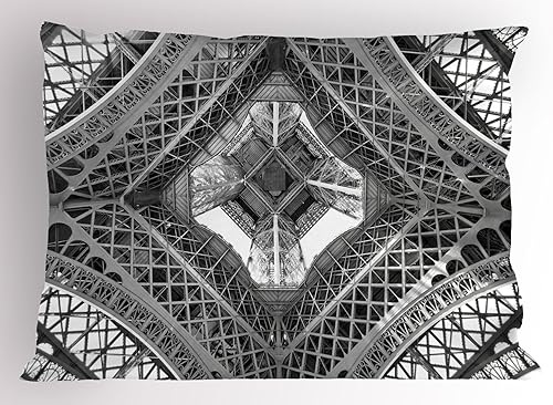 Miniatura 41 de Ambesonne Earth - Juego de 2 fundas de almohada con diseño de geografía de los continentes realistas de Globe of Planet Tierra, artículo de ropa