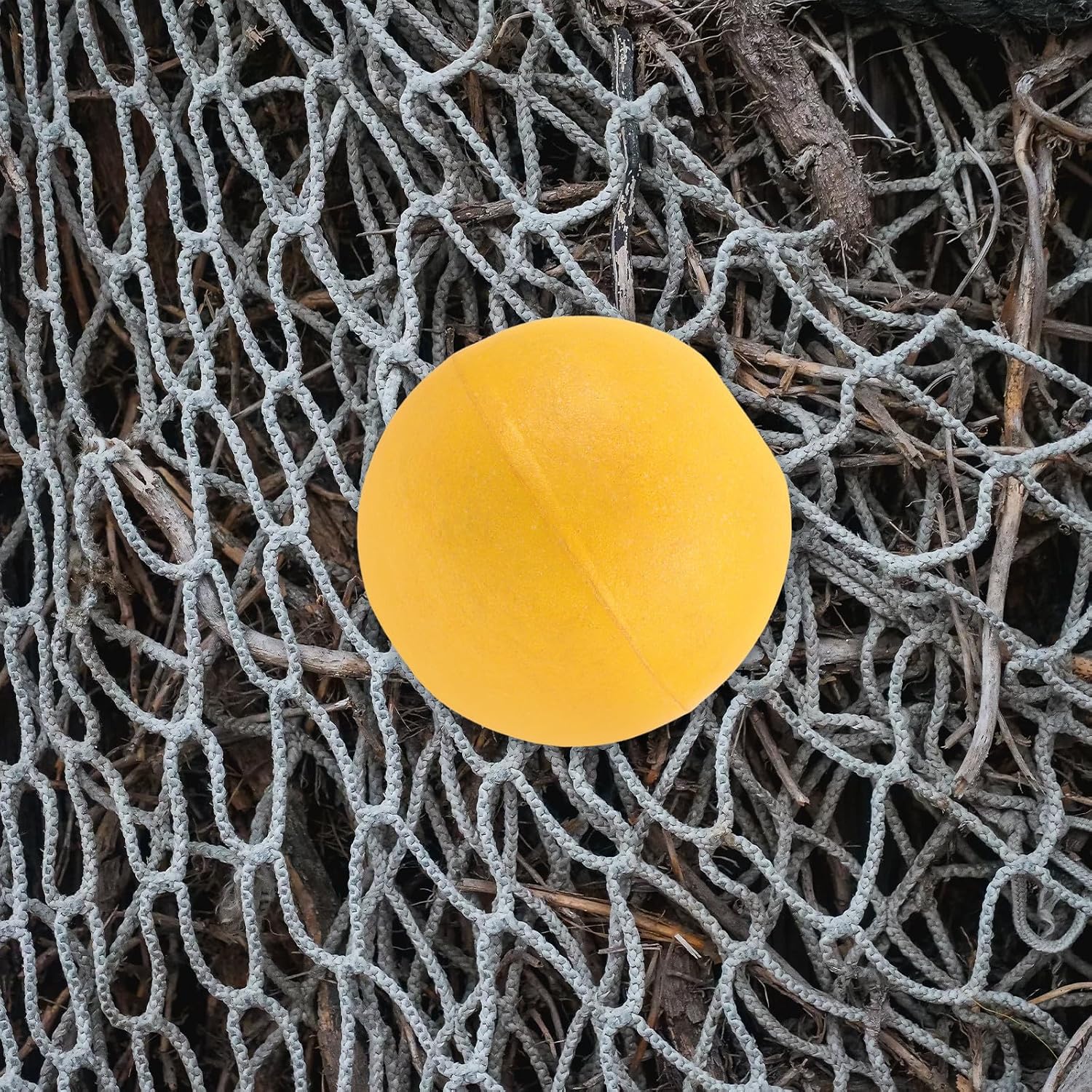 Healifty 2pcs Foam Buoy Floats for Fishing Net Equipment, High Buoyancy Yellow Floating Balls, Versatile Use for Aquaculture and Netting Accessories, Sturdy Fishing Floating Marker Buoys