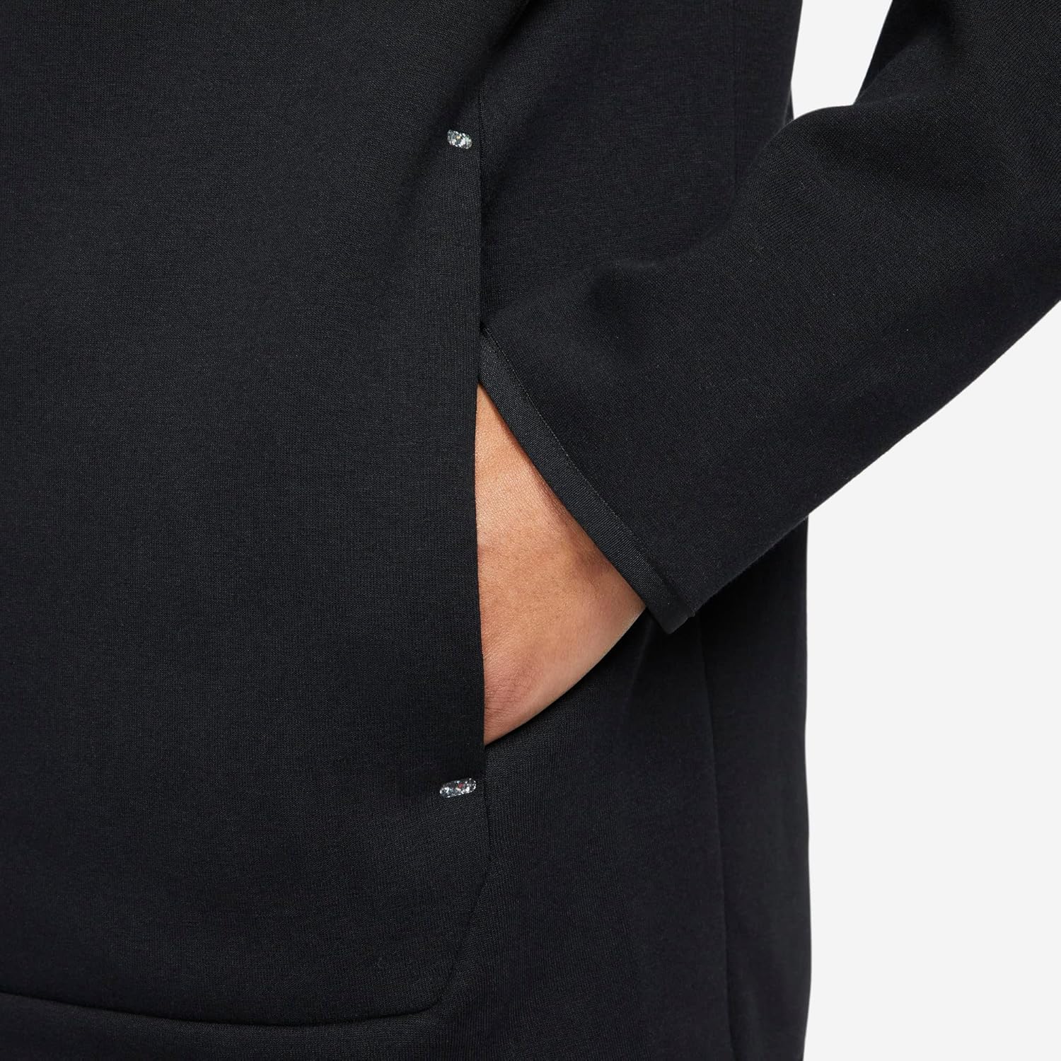 Nike Men's Solid Black Sportswear Half-Zip Sweatshirt Activewear (as1, alpha, m, regular, regular, M) - Image 4