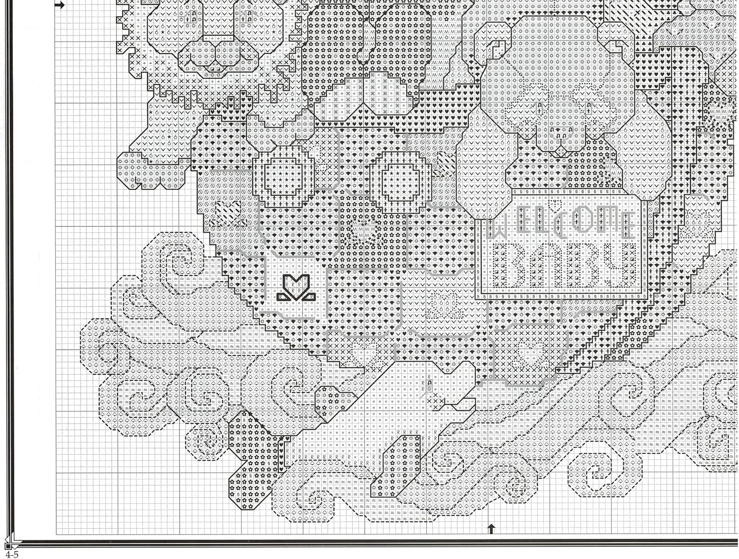 Bucilla - ノアの箱舟 - カウントクロスステッチ 出生記録キット 42700