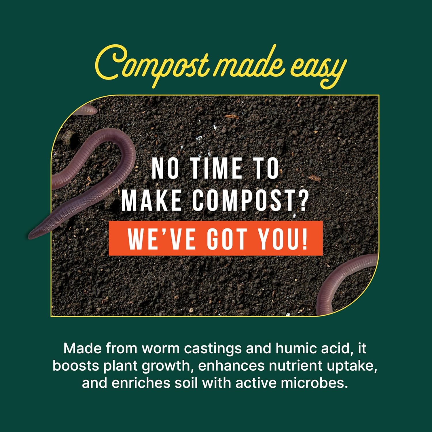 Sunday Soil Booster - Worm Casting Tea - Enhance Soil Health & Promote Vigorous Plant Growth - Made with Vermicompost Extract & Humic Acid - 32 Fl Oz, 2 Pack