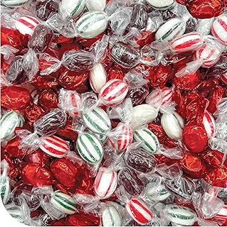 Hard Candy Assortment - 2 Pound Bulk Pack - Hard Candy Individually Wrapped - Old Fashioned Hard Candy - Root Beer Barrels, Cinnamon, Peppermint and Spearmint Mints