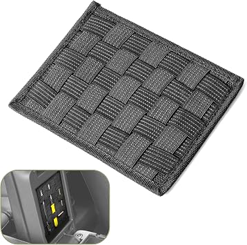 sukemichi Center Console Organizer MOLLE Panel for 2024 2025 Toyota Tacoma Accessories Armrest Organizer Storage Holder Tactical Pouch Multi-Purpose Utility Gadget Gear Tool Bag