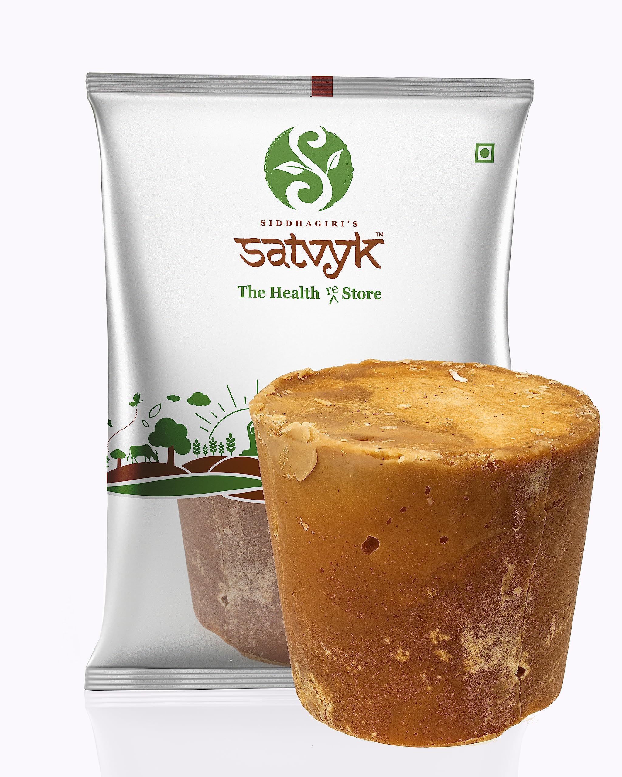 S Siddhagiris SATVYK THE HEALTH re STORE Organic Jaggery Block - Set of 3 (1kg Each - Total 3kg) - Traditionally Made | Preservative Free | Handmade Gud | Substitue for Sugar | Chemical Free | Pesticide Free | High in Nutrients (B07L5GWZSQ) Amazon Price History, Amazon Price Tracker