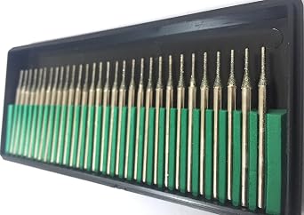 60 Pack 1mm Diamond Drill Bit Jewelry Beach Sea Glass Shells Gemstones Lapidary 60pcs. 1mm