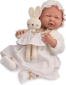 JC Toys - La Newborn Royal Collection| 15.5" Soft Body Baby Doll and Accessories | Designed by Berenguer Made in Spain | Ages 2+ | Royal Gift Set