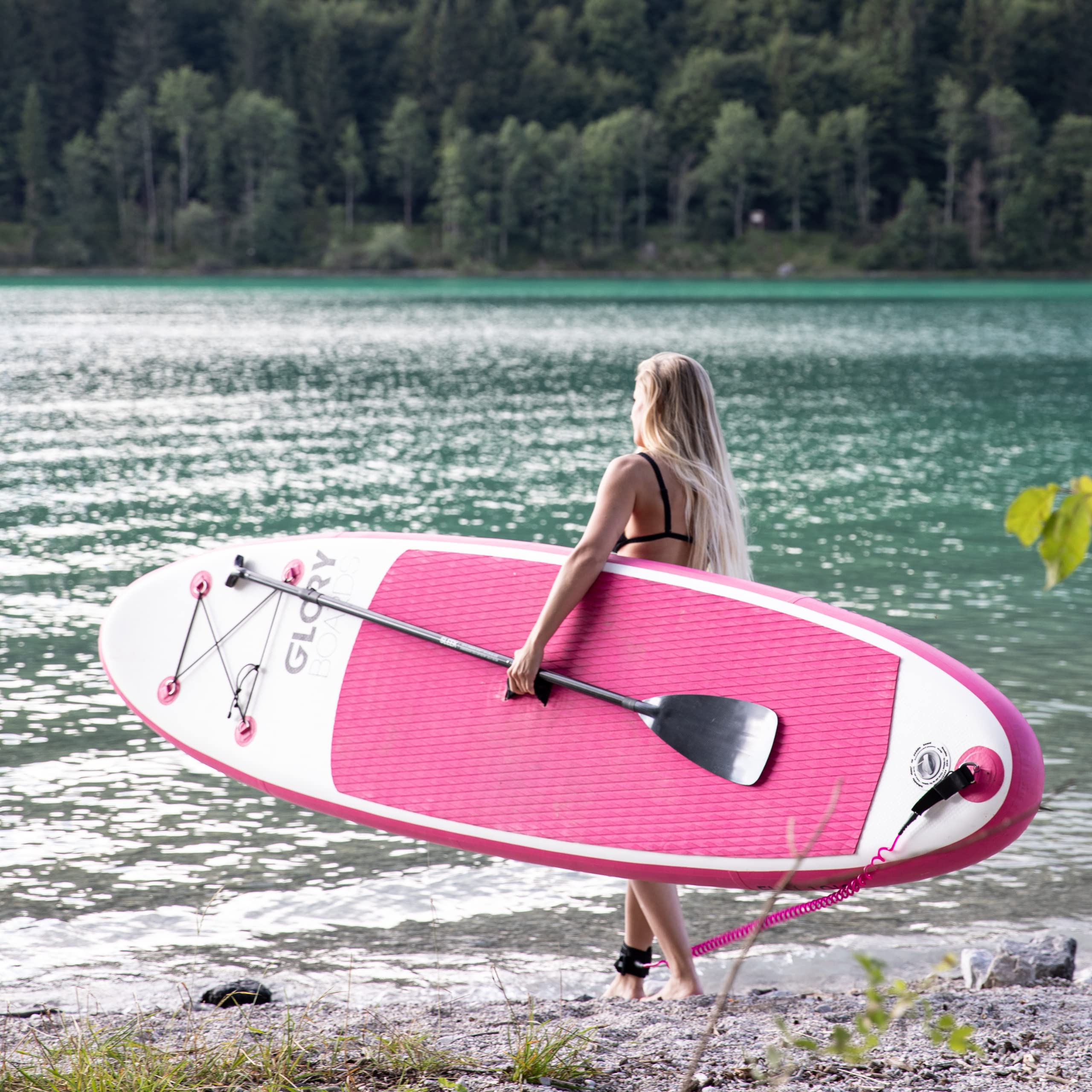 Glory Boards – Premium SUP Paddeltasche – 3-teilig – Kratzerschutz – stabil – 93 mm (H) x 25 mm (B) – optimaler Schutz für Carbon-, Fieberglas- und Alupaddel – mit Tragegurt – verstärkter Haltegriff