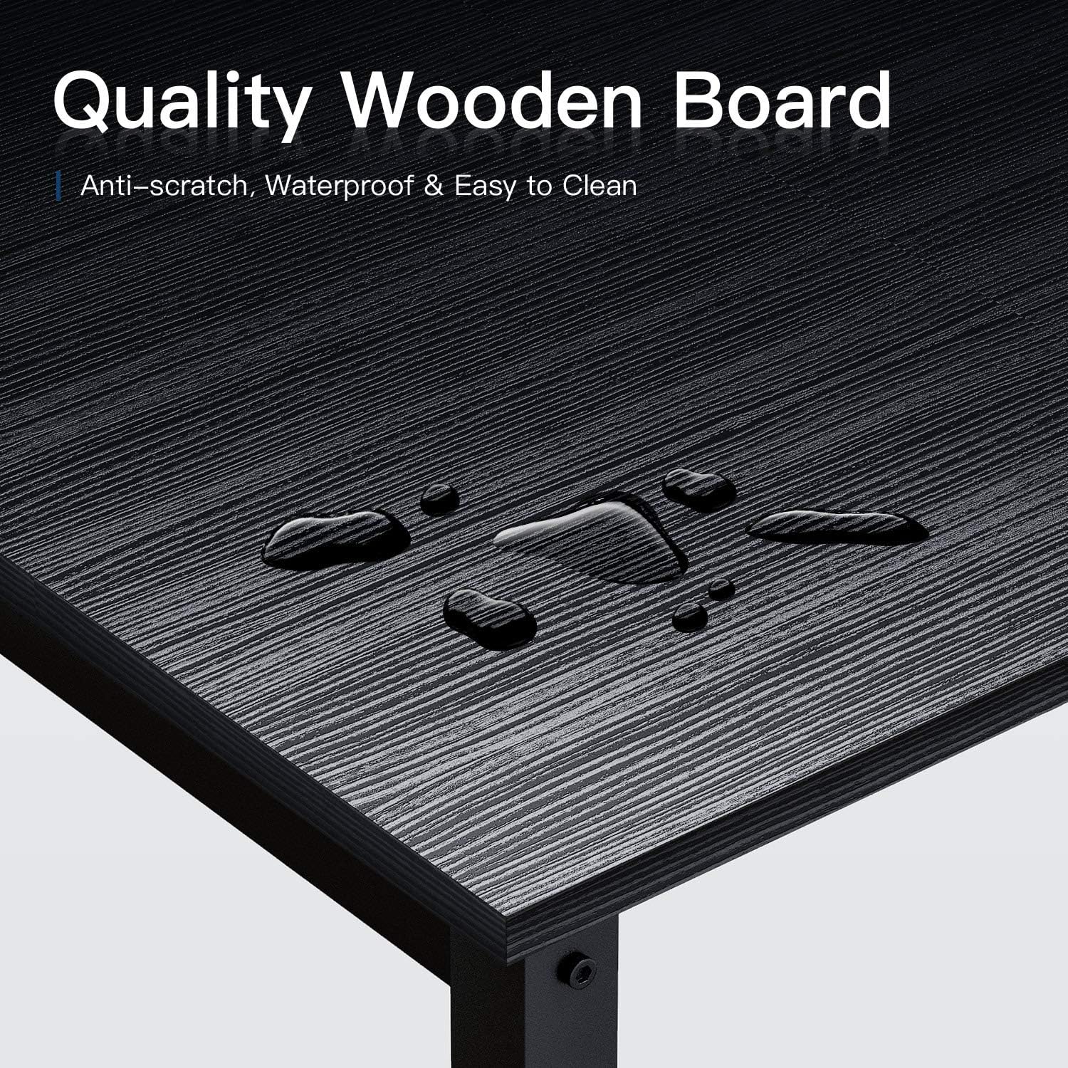 Coleshome L-shaped desk with multifunctional shelf