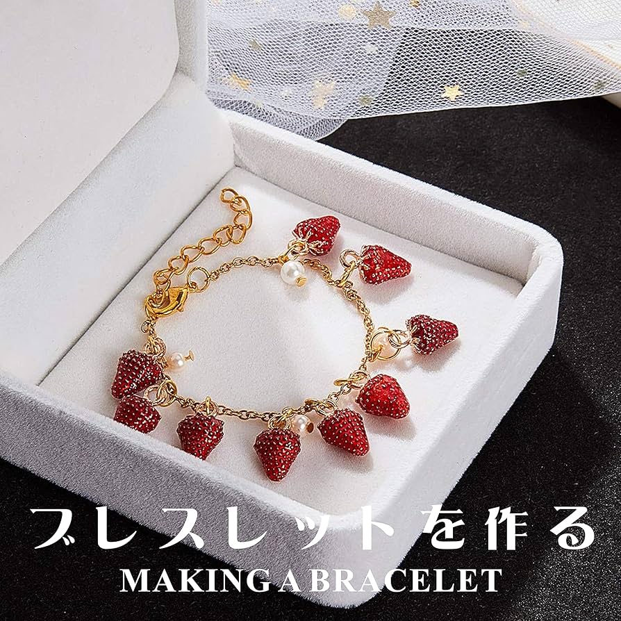 ハンドメイド　苺柄　アクセサリーケース 71Pa+z+AZTL._AC_UL210_SR210,