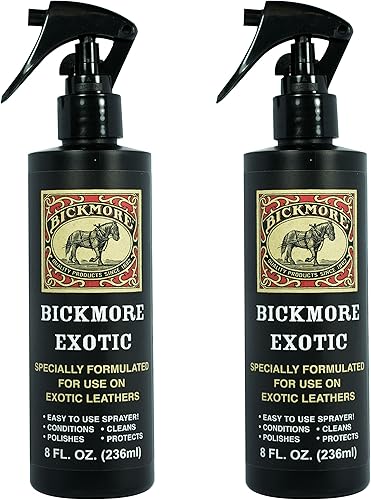 Vista 10 de Bickmore Exotic – Aerosol especialmente formulado, utilizado para limpiar, pulir y proteger pieles exóticas y piel de reptil.