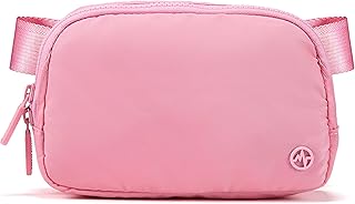 Pander Two Way Zipper Fanny Pack Nylon Everywhere Belt Bag for Women, Water Repellent