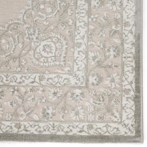 Miniatura 5 de Jaipur Living Malo - Alfombra de área de 5 pies x 7 pies 6 pulgadas, color gris contemporáneo para espacios interiores