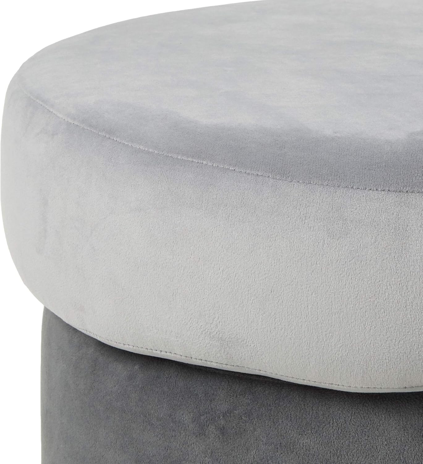 Now House by Jonathan Adler Chroma Upholstered Ottoman with Storage, Grey