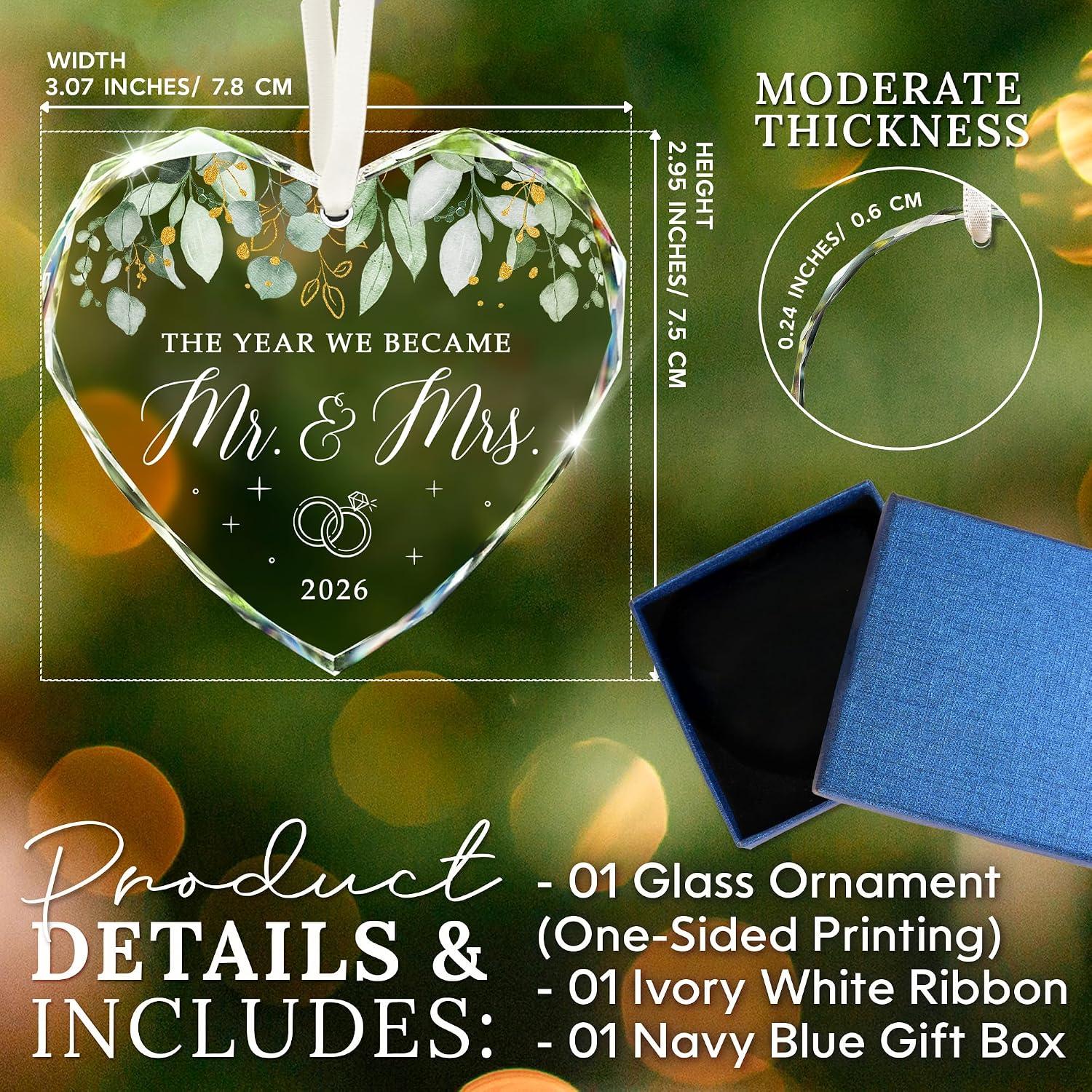 HEXMOZ Wedding Gifts for Couples 2026 - Bridal Shower Gifts for Bride