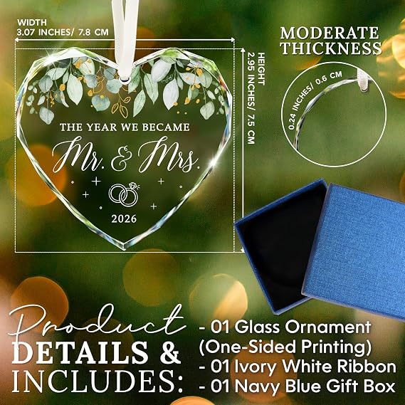 HEXMOZ Wedding Gifts for Couples 2026 - Bridal Shower Gifts for Bride