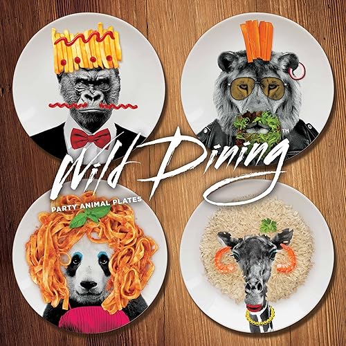 Miniatura 4 de Mustard Wild Dining Andy Alpaca - Plato llano de cerámica, M12006G