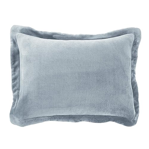 Miniatura 8 de Tienda Basics Juego de cama ultrasuave de 3 piezas de microvisón sherpa, matrimonialqueen, cuadros azul marino