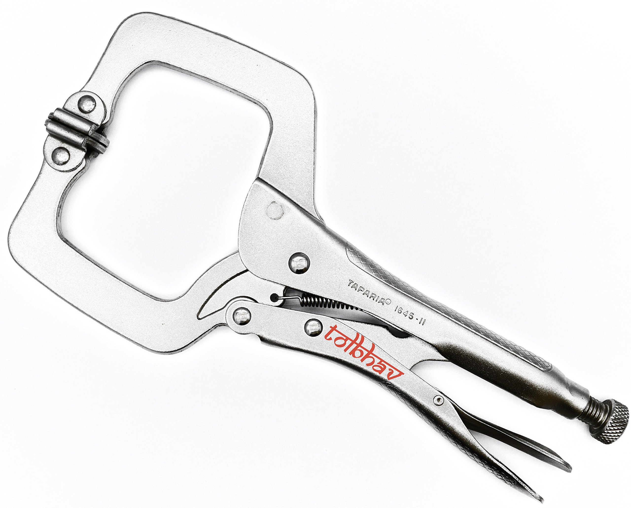 See full amazon price history chart for Taparia 1645, 11 inch, 280 mm Locking Pliers Clamp with Swivel Pads vise/vice grip - Pack of 1 Taparia 1645, 11 inch, 280 mm Locking Pliers Clamp with Swivel Pads vise/vice grip - Pack of 1 (B07B2TRNLR) Amazon Price History, Amazon Price Tracker