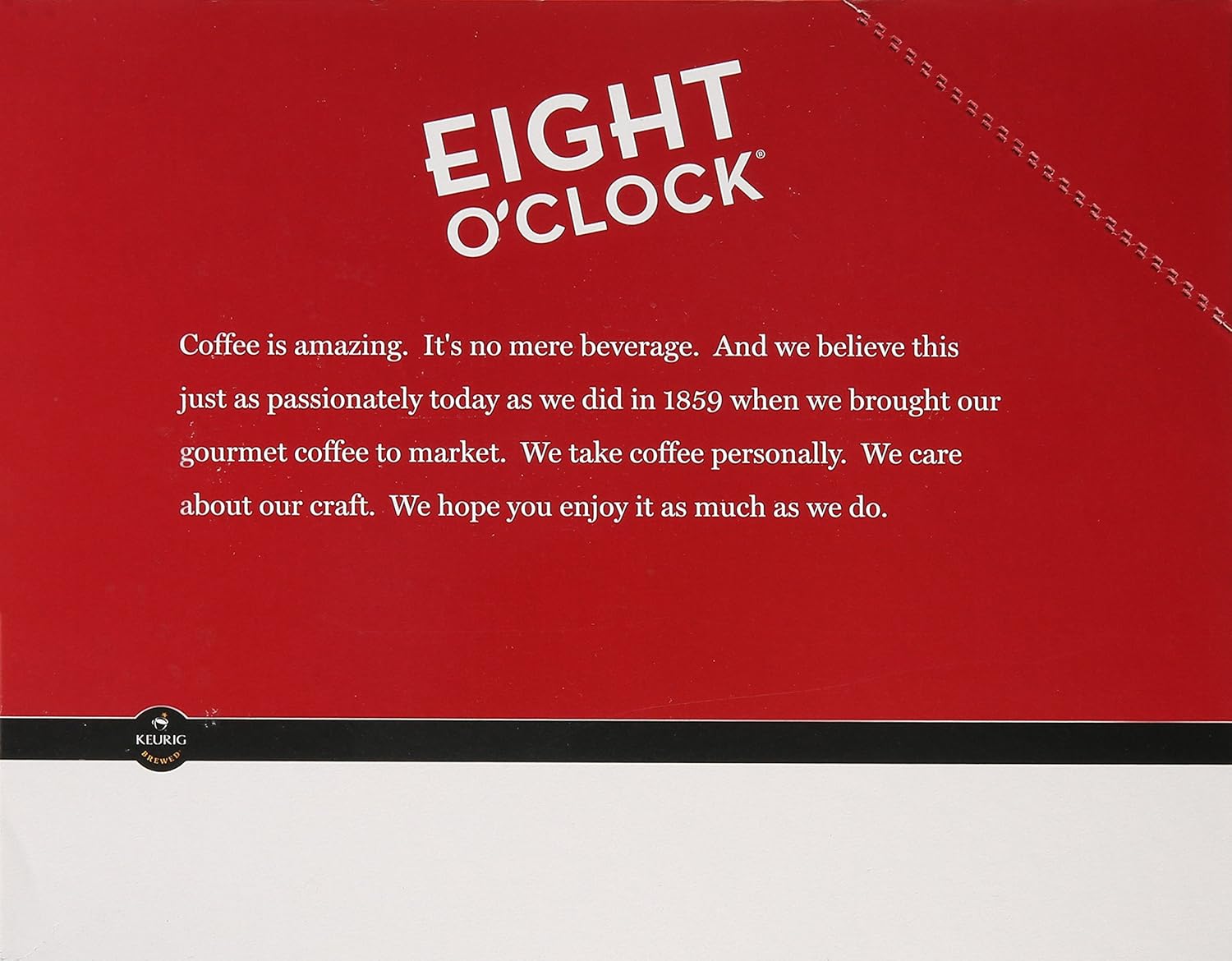 Eight O'Clock Coffee Beans, Hazelnut, 24 Count