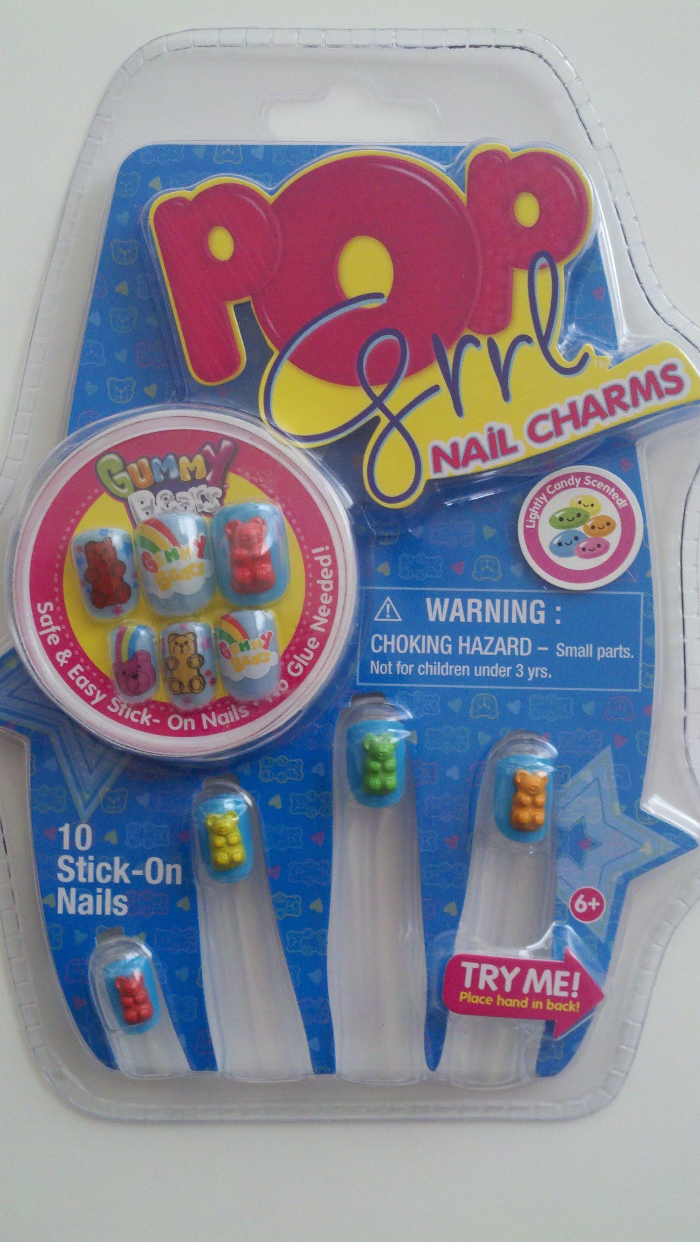 Pop Grrl 3D Nail Charms Gummy Bears #3093