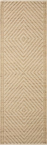 Miniatura 8 de Angela Rose x Loloi Colton Collection CON-04 - Alfombra decorativa de 4 pies x 6 pies 0 pulgadas, color naturalmarfil
