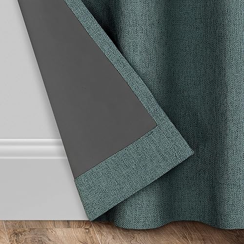 Miniatura 69 de Eclipse Cannes Magnitech - Cortina 100 % opaca con dobladillo para barra, cierre magnético sin costuras para dormitorio, sala de estar o guardería