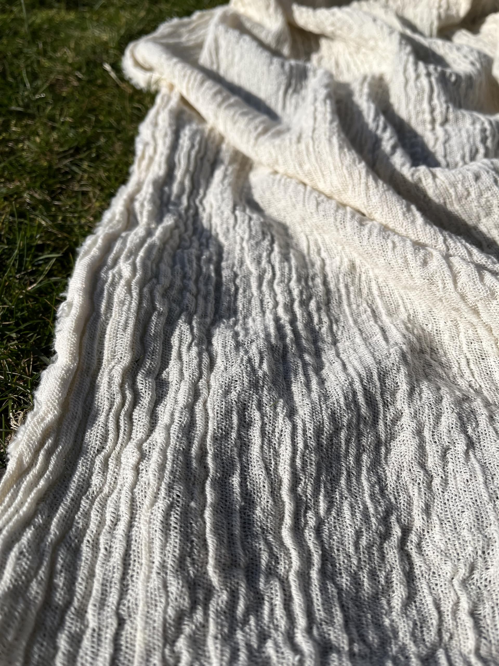 美品argue SQUARE WOOL GAUZE STOLE 美品argue SQUARE WOOL GAUZE STOLE