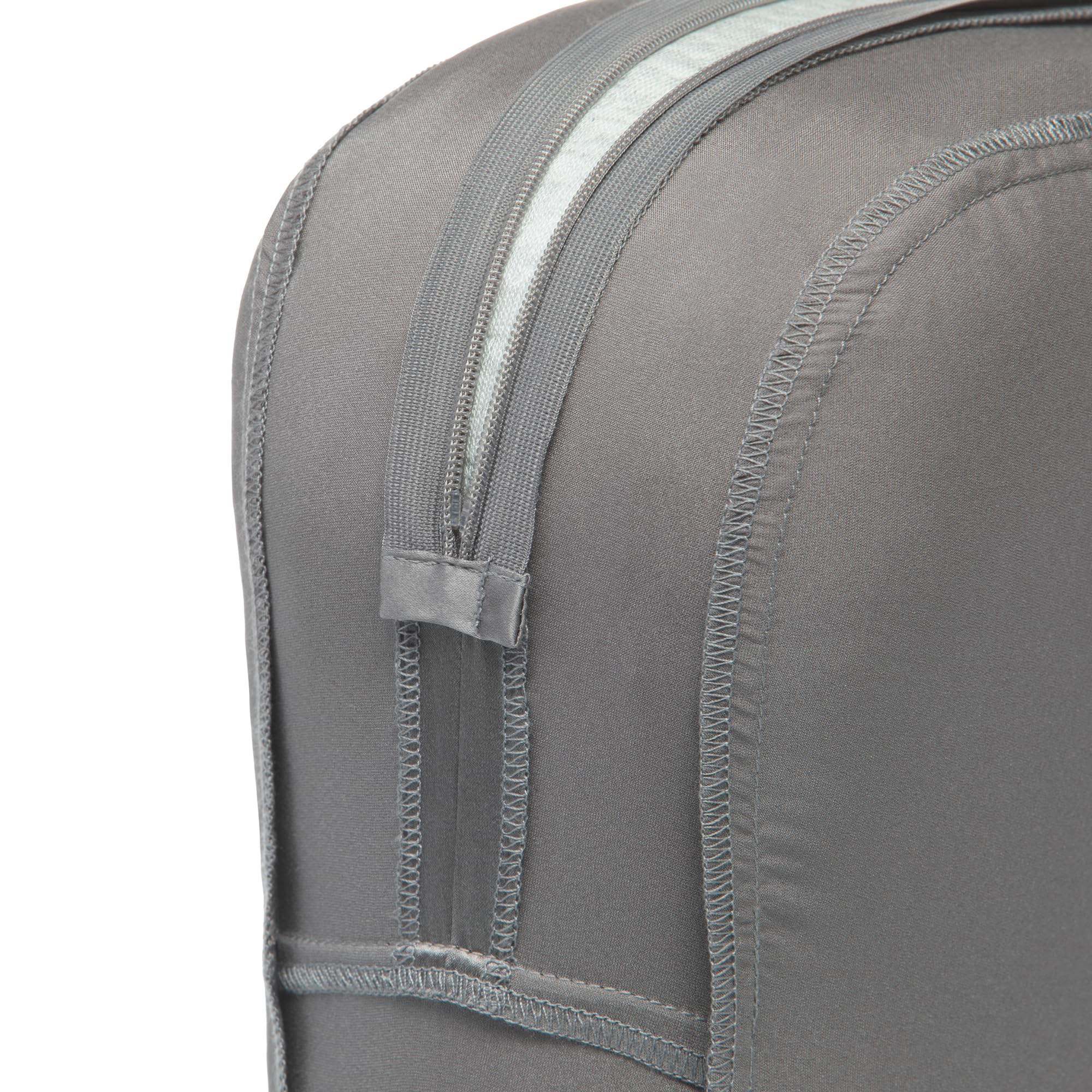 Seiden Kissenbezug 30x50 cm aus 19 Momme, hellgrau, passen für Blackroll Recovery Pillow