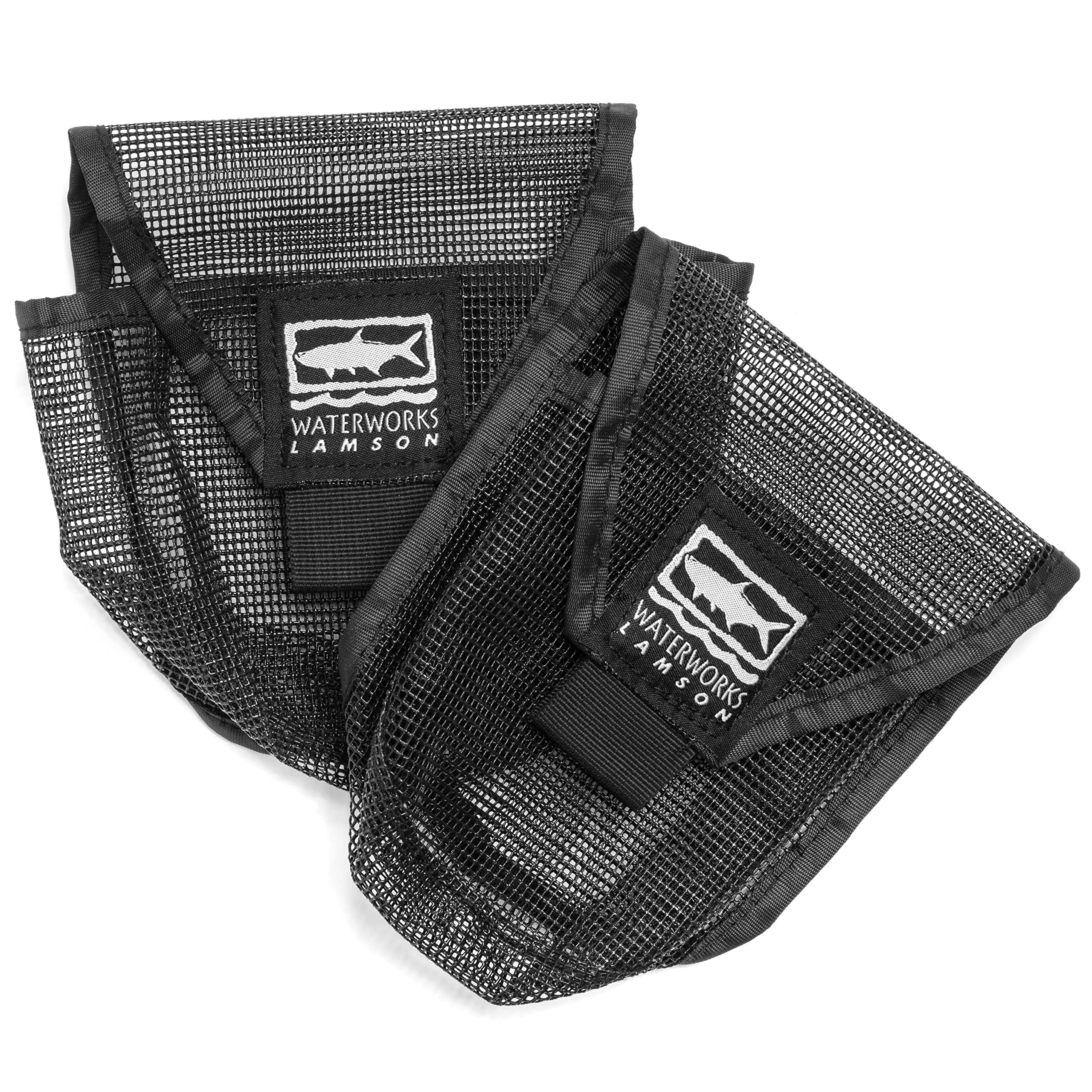 LAMSON | Large Mesh Reel Bag | Reel-On Rod Protection | TPU Coated | Hook and Loop Closure