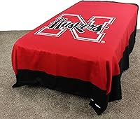 Vista 1 de College Covers Everything Comfy Nebraska Cornhuskers - Funda de edredón reversible y cómoda, tamaño matrimonial