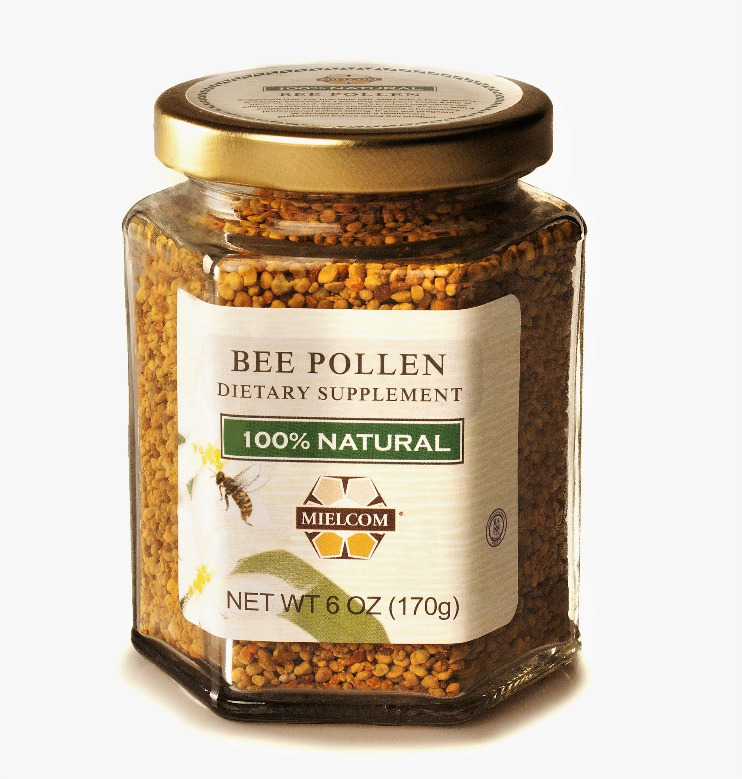 Natural- Bee Pollen Granules, 6 oz - Pure, Unprocessed (170g) - by Mexinc Products. Brand: MIELCOM
