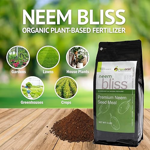 Miniatura 4 de Neem Bliss (10 libras) + Perlite Bliss (24 cuartos de galón) – Fertilizante de comida de neem con certificación OMRI y perlita orgánica para plantas