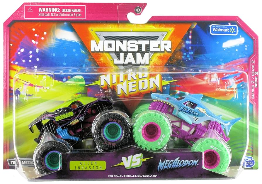❁日本未発売❁Monster Jam ニトロネオンシリーズ❁モンスタージャム❁ Amazon.co.jp: モンスタージャム 2023 ニトロネオンシリーズ