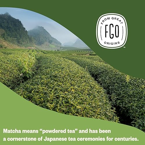 Miniatura 6 de FGO - Polvo de té verde Matcha orgánico para bocadillos horneados cafés y licuados de frutas grado culinario japonés 4oz