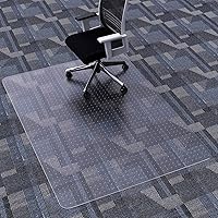 Vista 16 de FuturHydro Tapete para silla para suelo de madera dura, 30 x 48 pulgadas, transparente, antideslizante, tapete para silla de escritorio, fácil