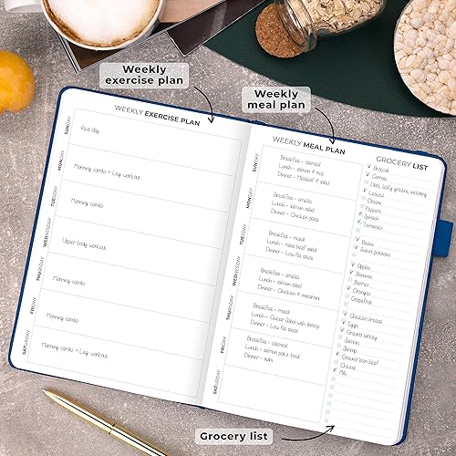 Miniatura 5 de Clever Fox Food Journal Premium - Registro diario de seguimiento de comidas con rastreador de calorías - Diario de nutrición, dieta y pérdida de