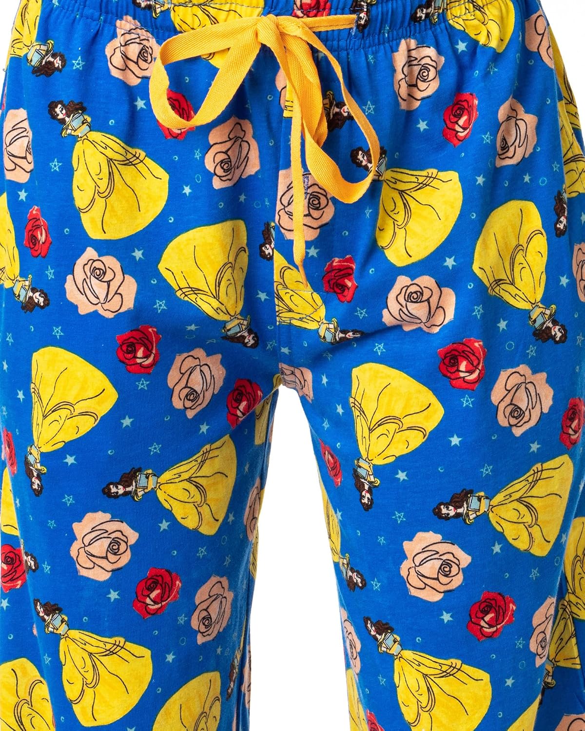 Disney Womens Beauty and the Beast Belle Rose Sketch Sleep Pajama Pants - Image 3
