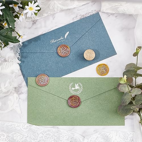 Miniatura 6 de SUPERDANT Cabezal de sello de cera de 0.98 pulgadas, cabeza de latón de repuesto, tema de Acción de Gracias, sello de sellado retro, cera de