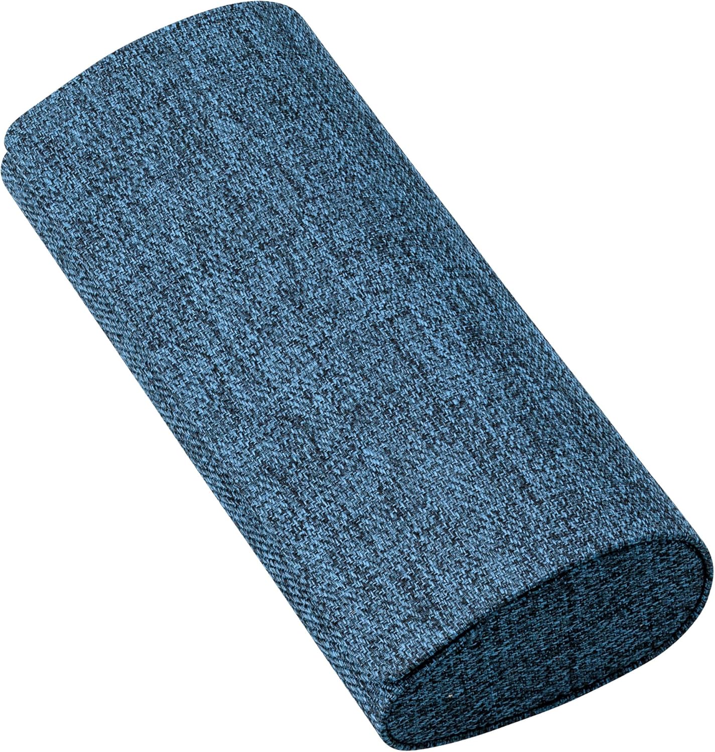 meigan 2576-01 Glasses Case, Metal Hard Case, Women's, Men's, Round Design, Stylish, Fabric Fabric, Gray