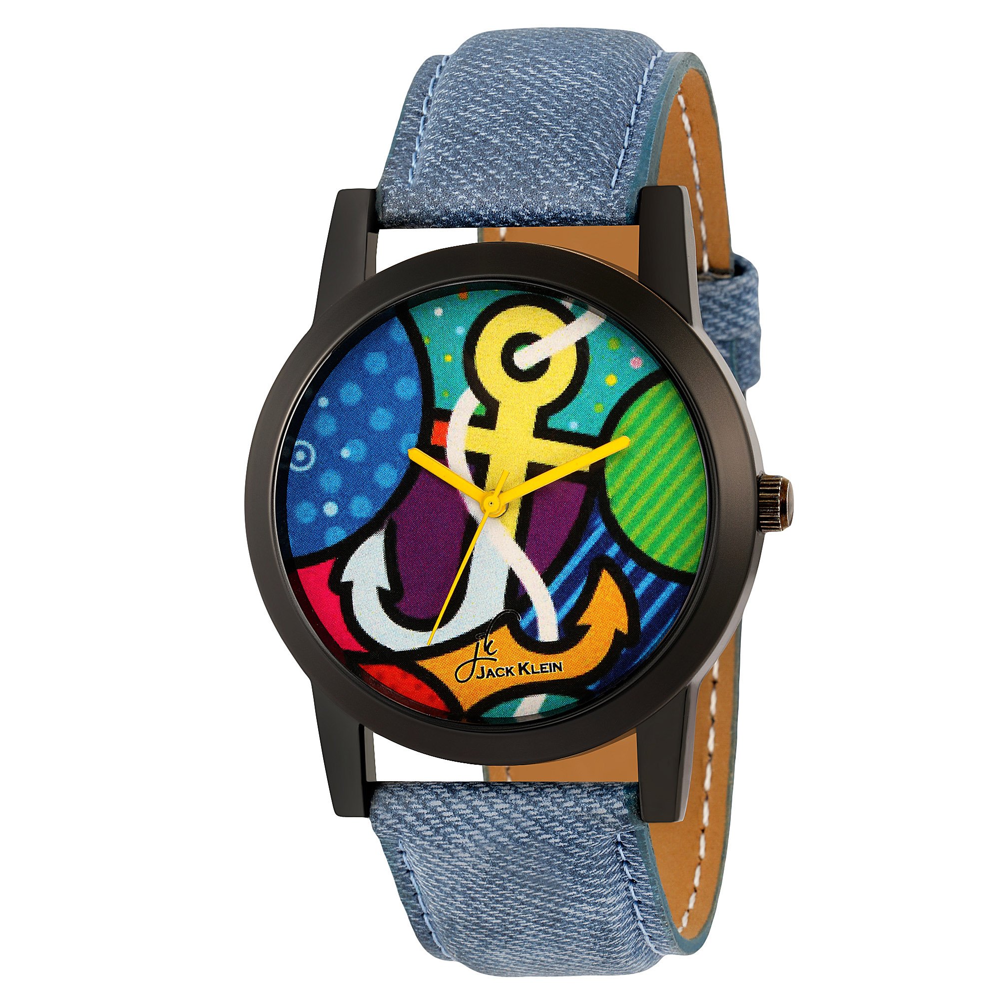 Jack Klein Denim Finish Graphic Edition Wrist Watch for Men (B07F1L5H6F) Amazon Price History, Amazon Price Tracker